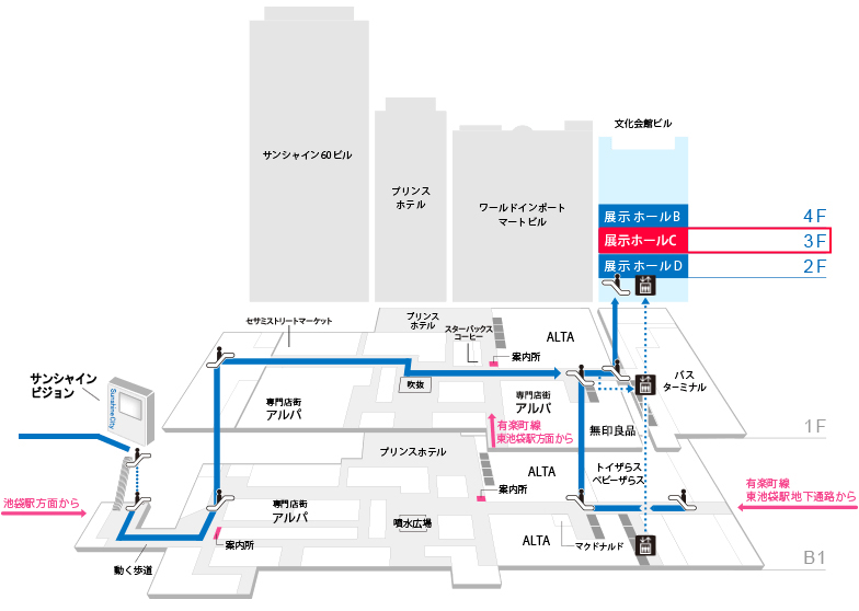 展示ホールC詳細マップ