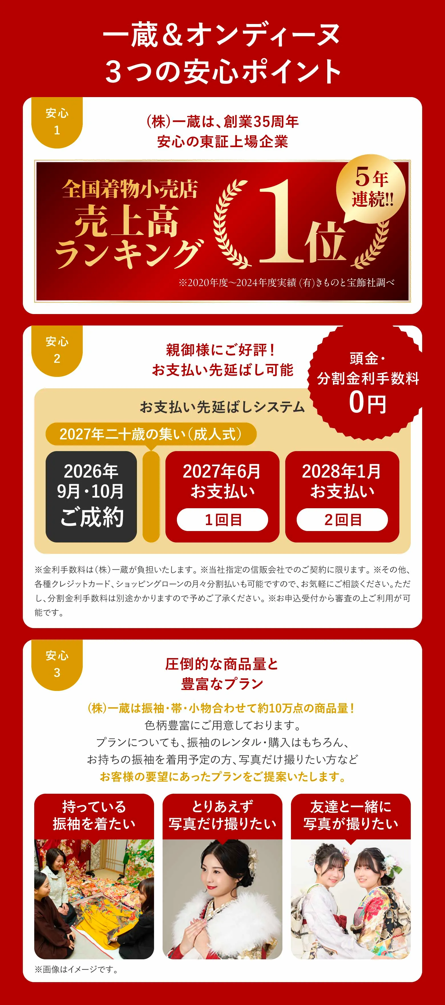ICHIKURAが選ばれる理由