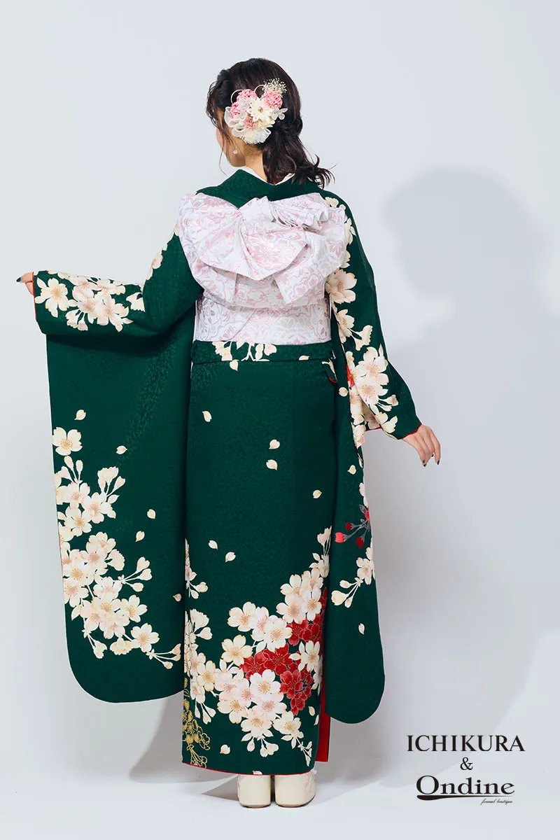 20万円台（レンタル）ICHIKURAオリジナルヴィンテージクラシックゴージャスベージュ古典緑赤
