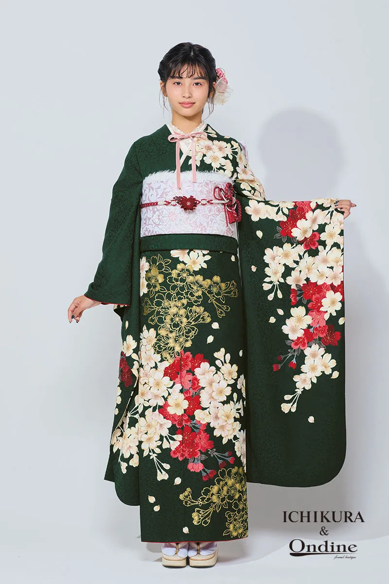 20万円台（レンタル）ICHIKURAオリジナルヴィンテージクラシックゴージャスベージュ古典緑赤