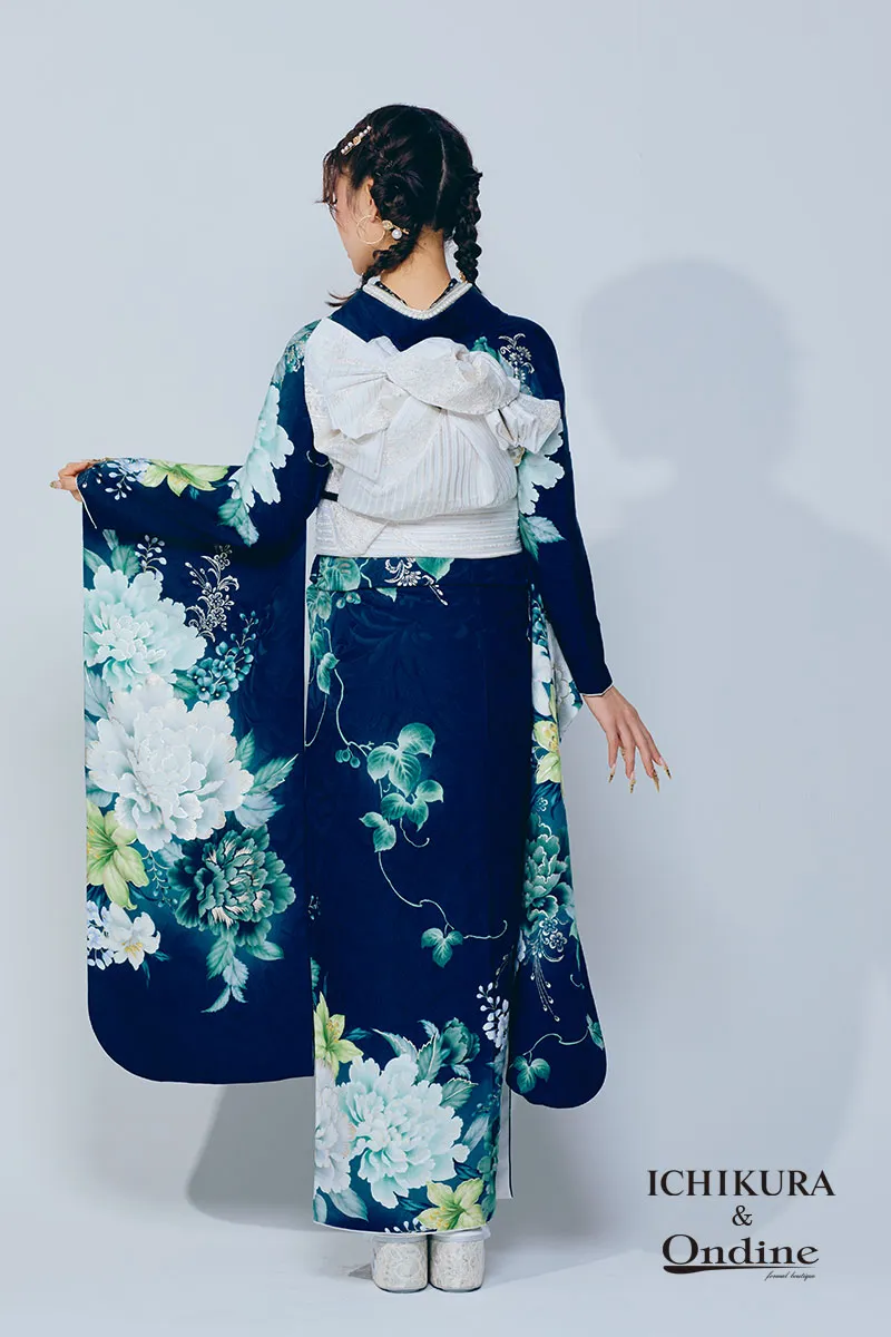 ～10万円（レンタル）10万円台（レンタル）ICHIKURAオリジナルガーリーキュートネイビーレトロ&ポップレトロ＆ポップ水色白