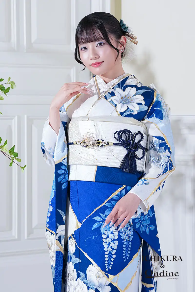 10万円台（レンタル）30万円以上ICHIKURAオリジナルお取り寄せクラシックゴールド受賞柄古典水色白青