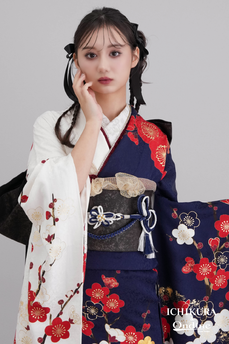 20万円台（レンタル）30万円以上オリジナルクラシックネイビーレトロ＆ポップ古典白赤